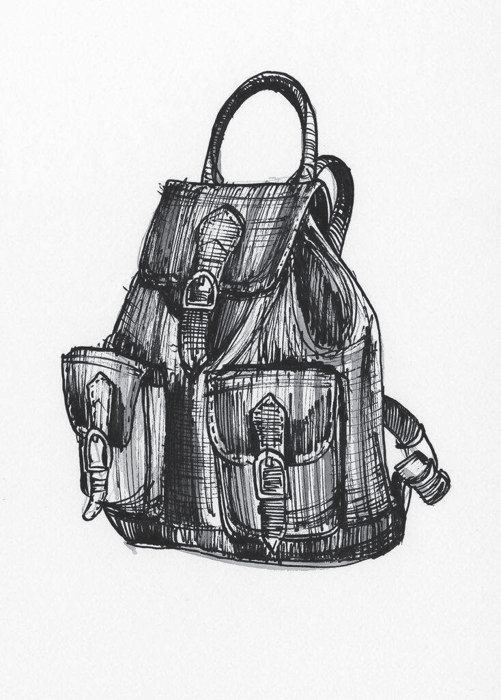 Mochila antirrobo con candado — Gris