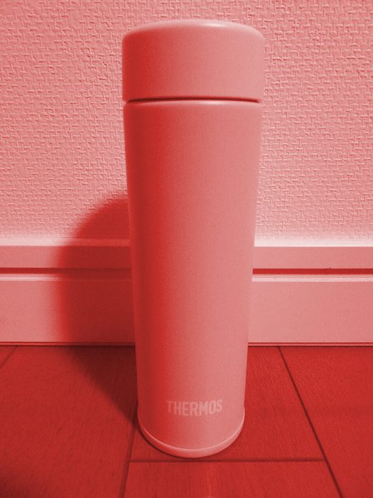 Termo de acero 600ml — Rojo