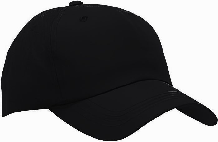 Gorra deportiva dry-fit — Negro