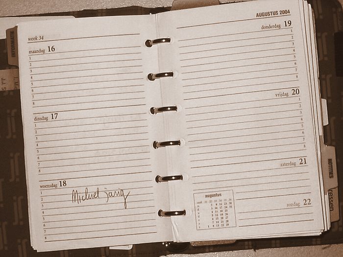 Libreta ejecutiva con bolígrafo — Cafe
