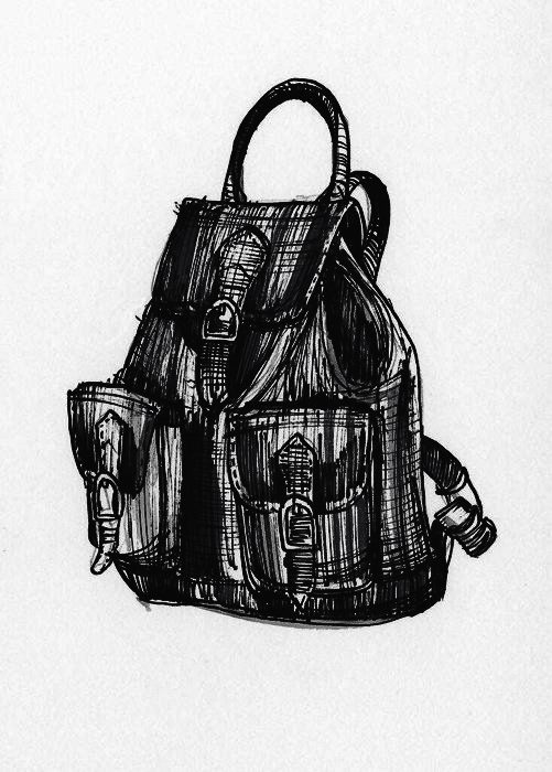 Mochila antirrobo con candado — Negro