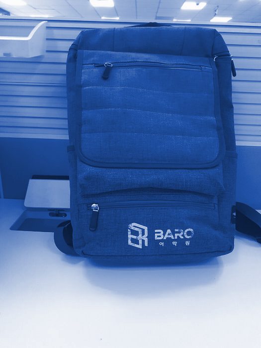Mochila casual 18L — Azul