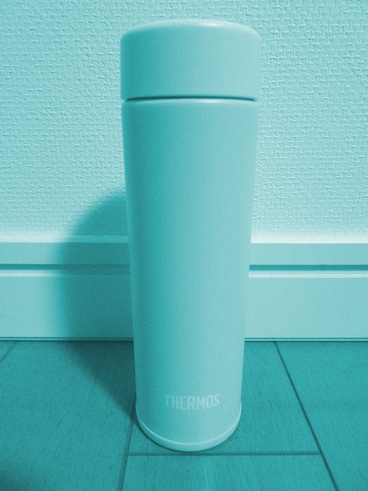 Termo de acero 600ml — Turquesa