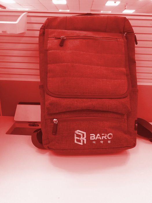 Mochila casual 18L — Rojo
