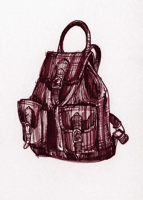 Mochila antirrobo con candado — Vino