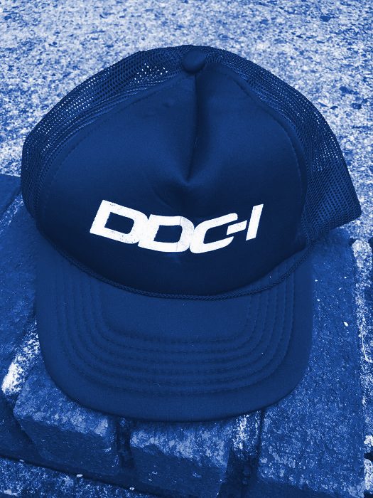Gorra trucker 5 paneles — Azul