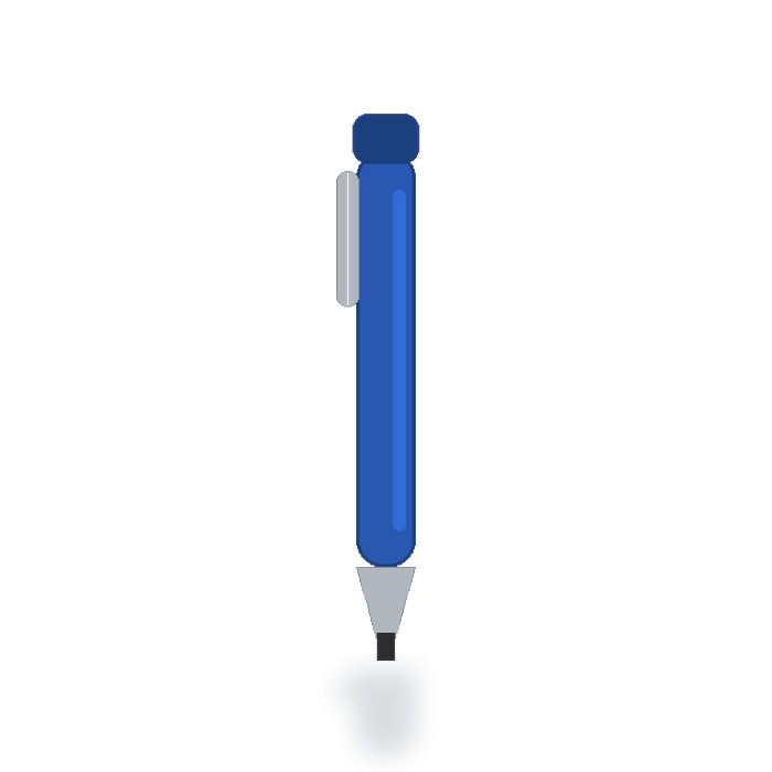 Bolígrafo touch con stylus — Azul