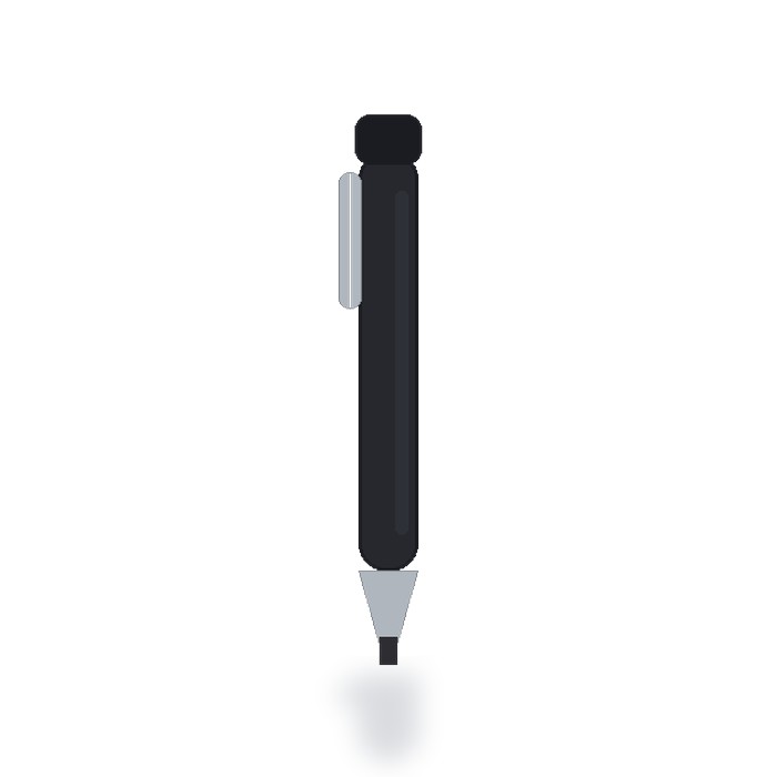 Bolígrafo touch con stylus — Negro