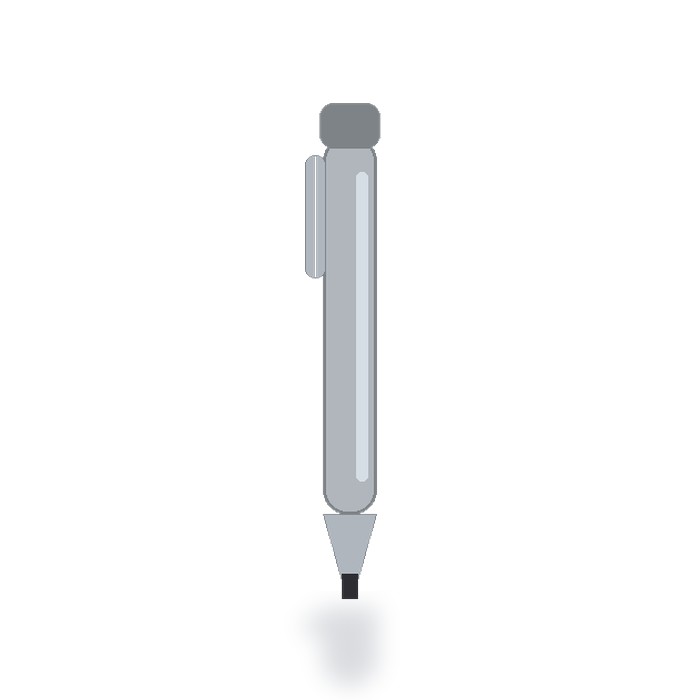 Bolígrafo touch con stylus Premium — Plateado