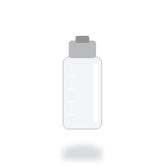 Cilindro deportivo 1 litro — Blanco