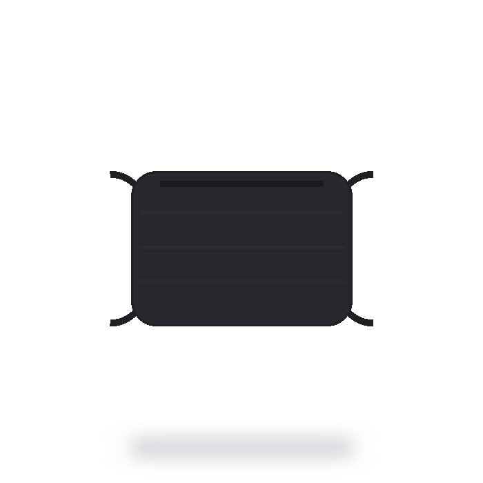 Cubrebocas de tela reutilizable Premium — Negro