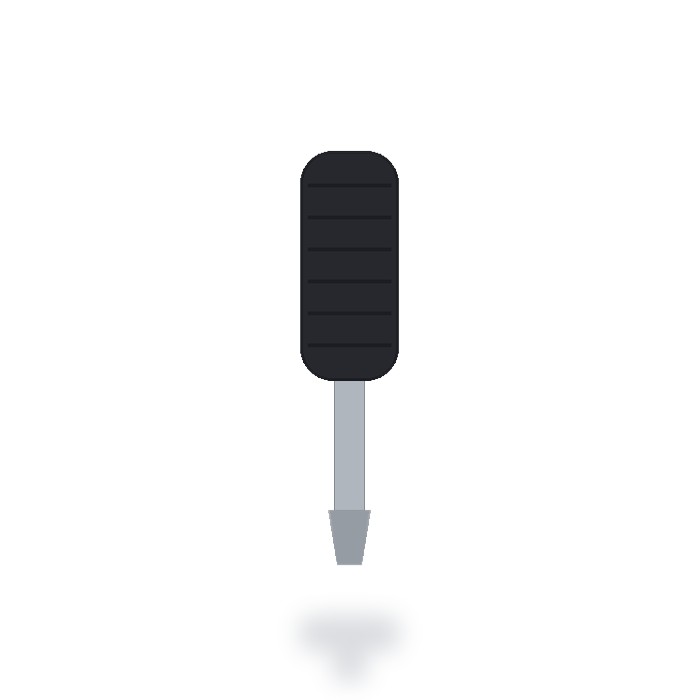 Juego de destornilladores 6 piezas — Negro