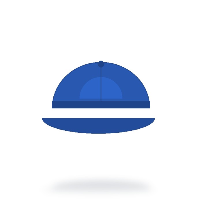 Gorra deportiva dry-fit — Azul