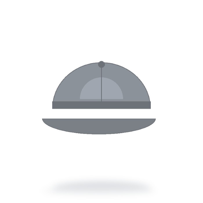 Gorra deportiva dry-fit — Gris