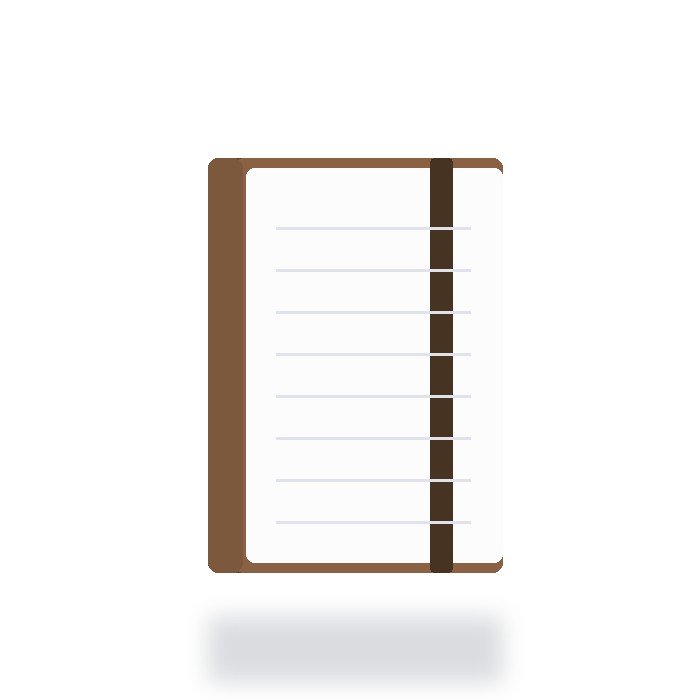 Libreta ejecutiva con bolígrafo — Cafe
