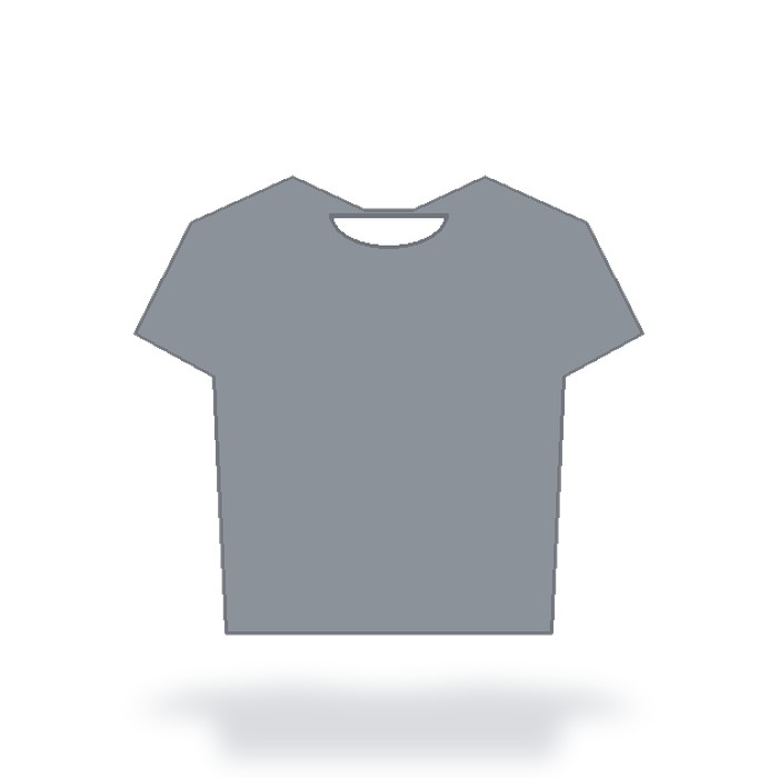 Playera de algodón 180g — Gris
