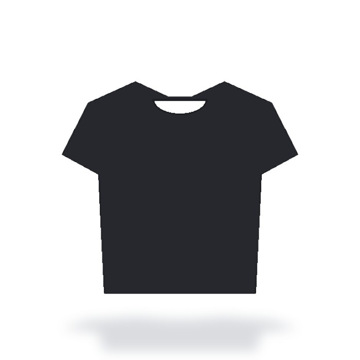 Playera de algodón 180g — Negro