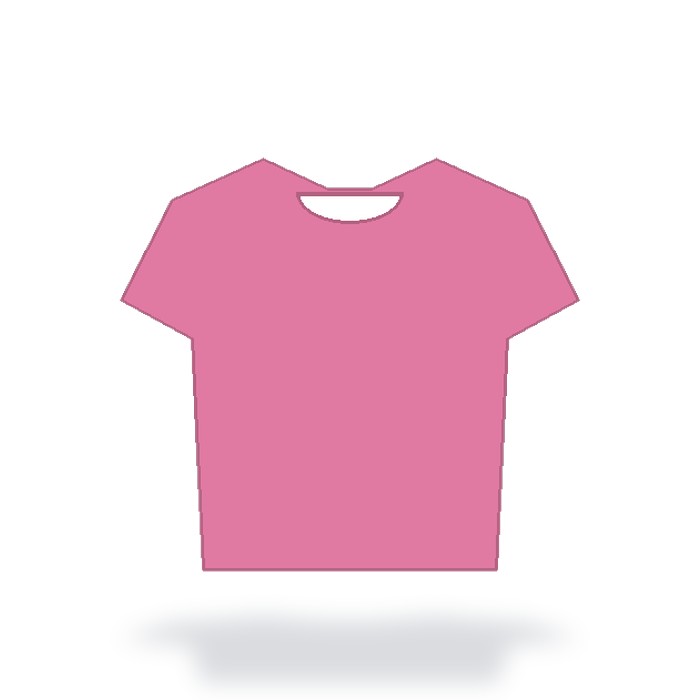 Playera de algodón 180g — Rosa