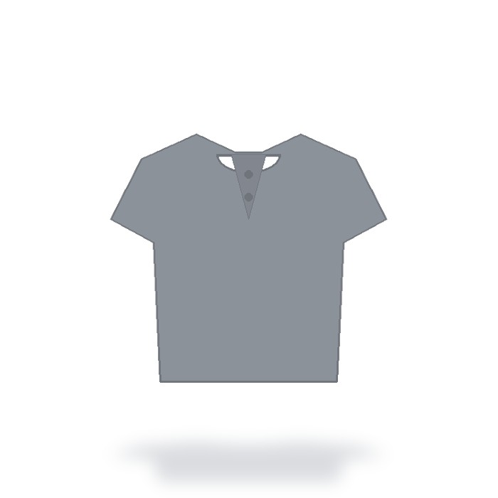 Playera tipo polo piqué — Gris