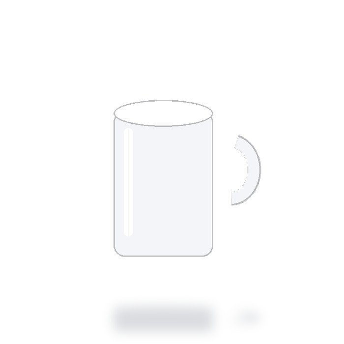Taza de cerámica 11 oz Premium — Blanco