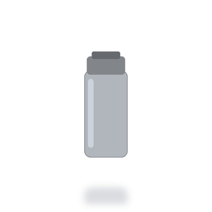 Termo de acero 600ml Premium — Plateado