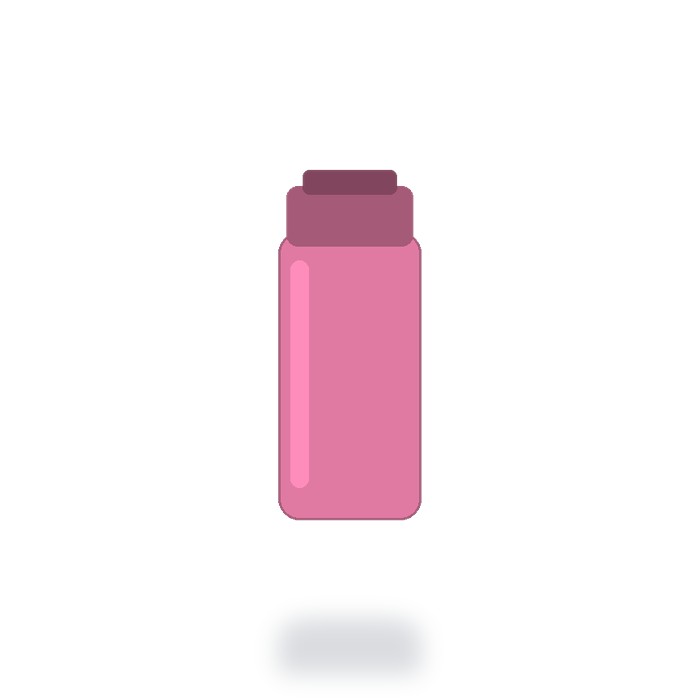 Termo de acero 600ml — Rosa