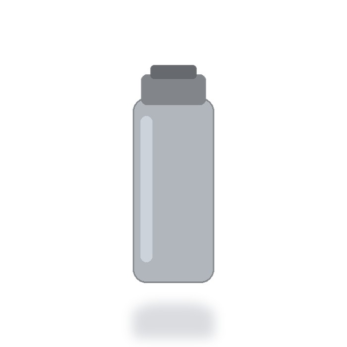 Termo deportivo 750ml con infusor Premium — Plateado