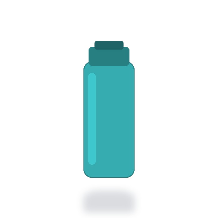 Termo deportivo 750ml con infusor — Turquesa