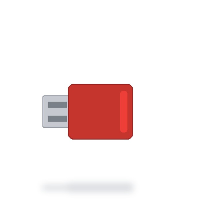 Memoria USB 8GB — Rojo