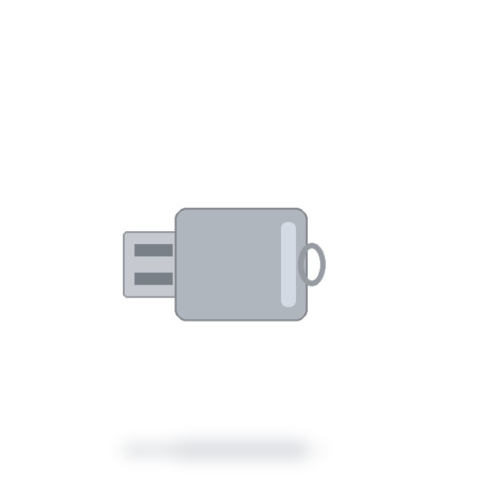 Memoria USB metálica 32GB — Plateado